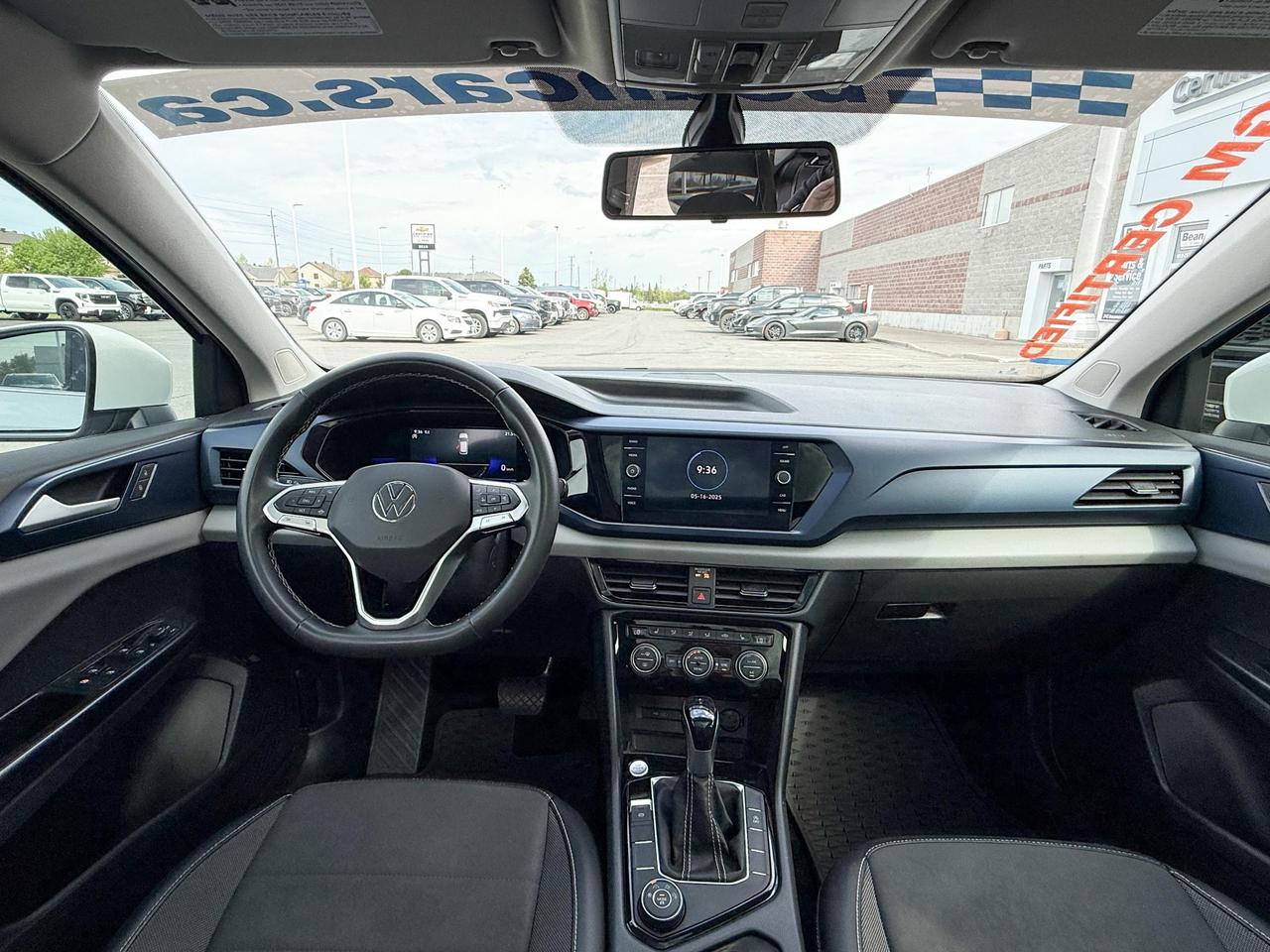 2022 Volkswagen Taos Comfortline 1.5L 4CYL TURBO, AWD COMFORTLINE, HEATED LEATHER SEATS, SUNROOF WIRELESS CHARGING, ADAPTIVE CRUISE CONTROL, 18" ALLOY WHEELS Photo