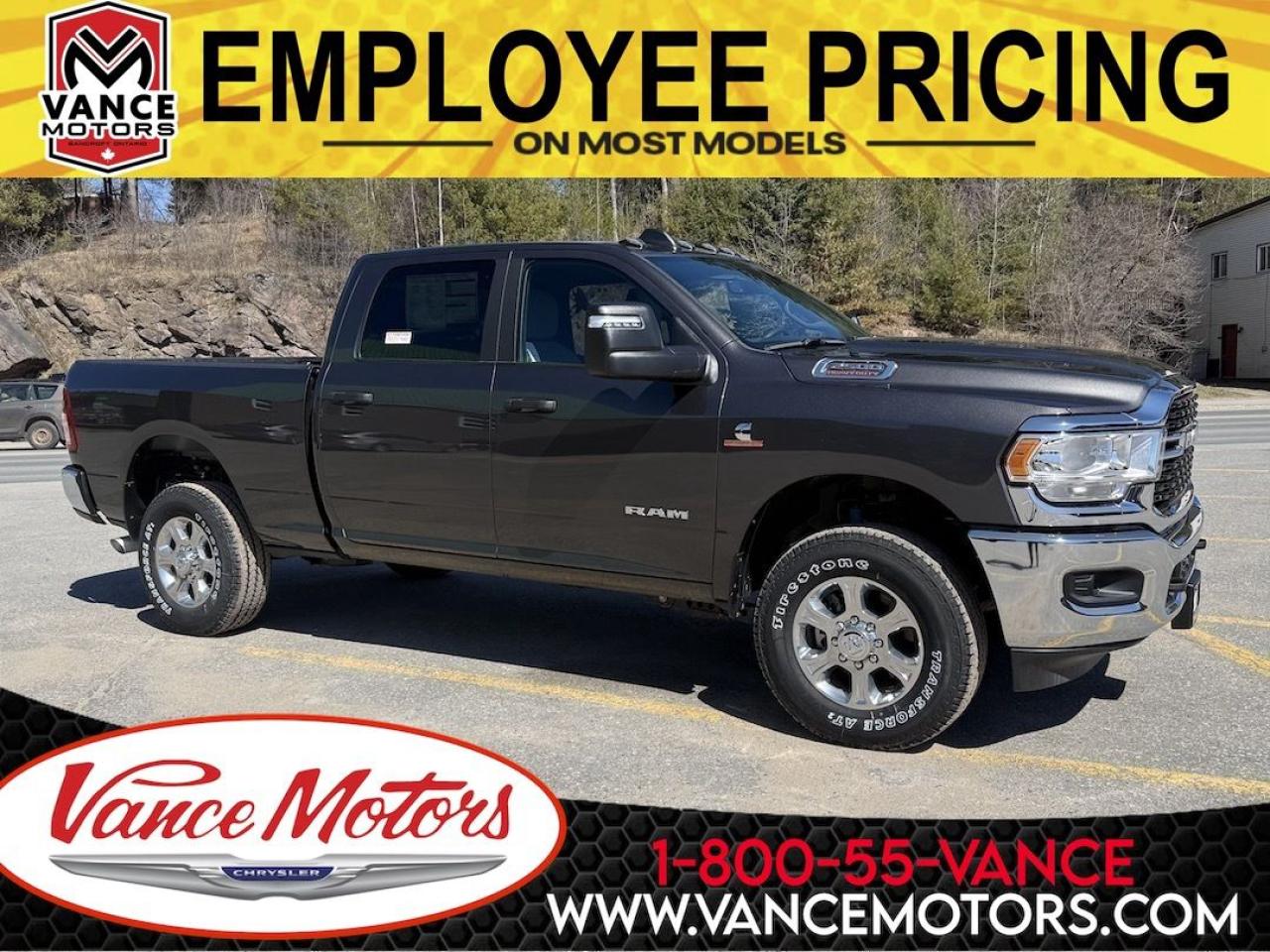 New 2024 RAM 2500 Big Horn 4x4 Crew Cab 6'4  Box for sale in Bancroft, ON