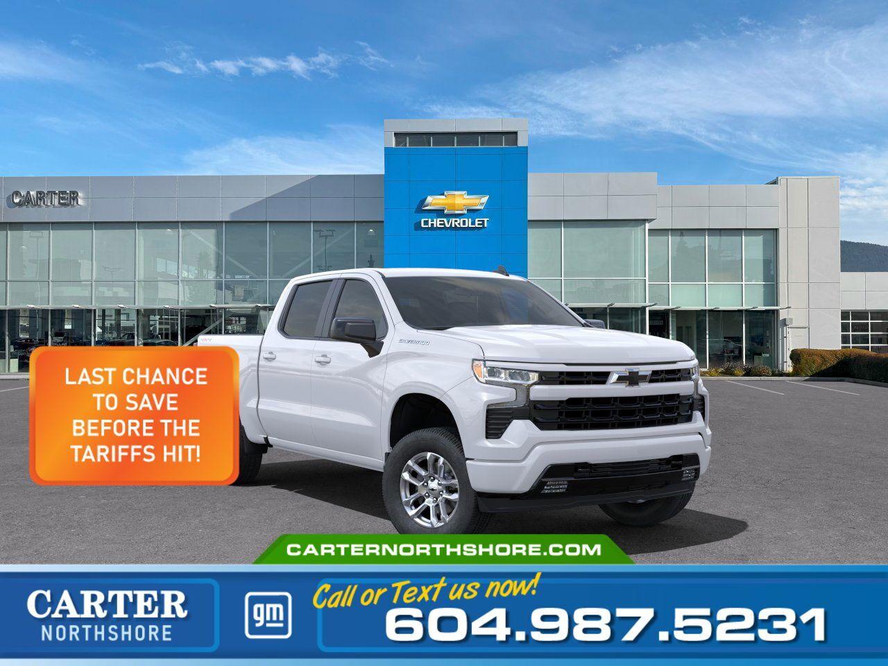 New 2024 Chevrolet Silverado 1500 RST/SHORT BOX CREW CAB 4WD for sale in North Vancouver, BC