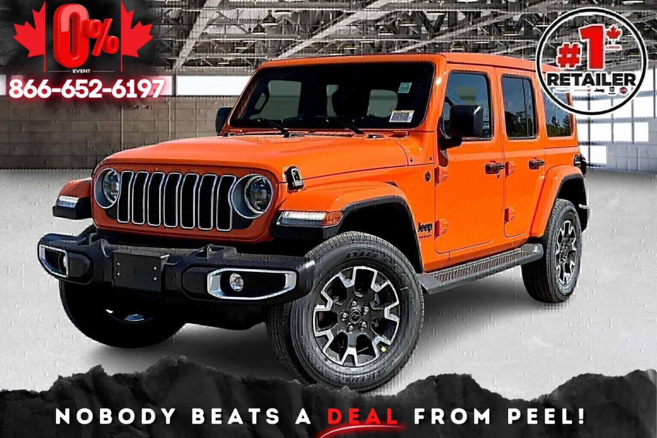New 2025 Jeep Wrangler SAHARA 4DR | Leather | SkyTop | 18