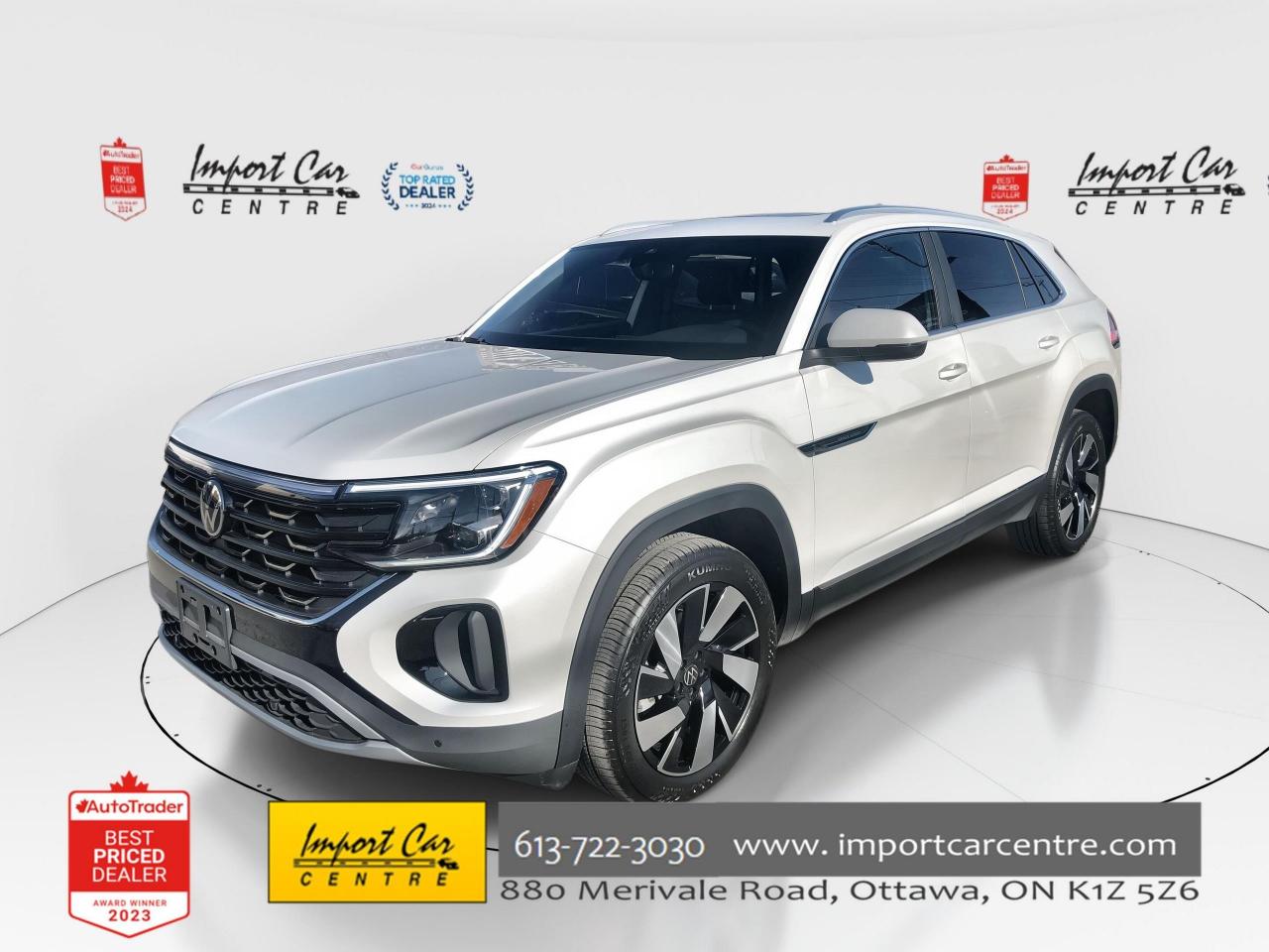 Used 2024 Volkswagen Atlas Cross Sport 2.0 TSI Highline HIGHLINE, LEATHER, PANO. ROOF, HT for sale in Ottawa, ON