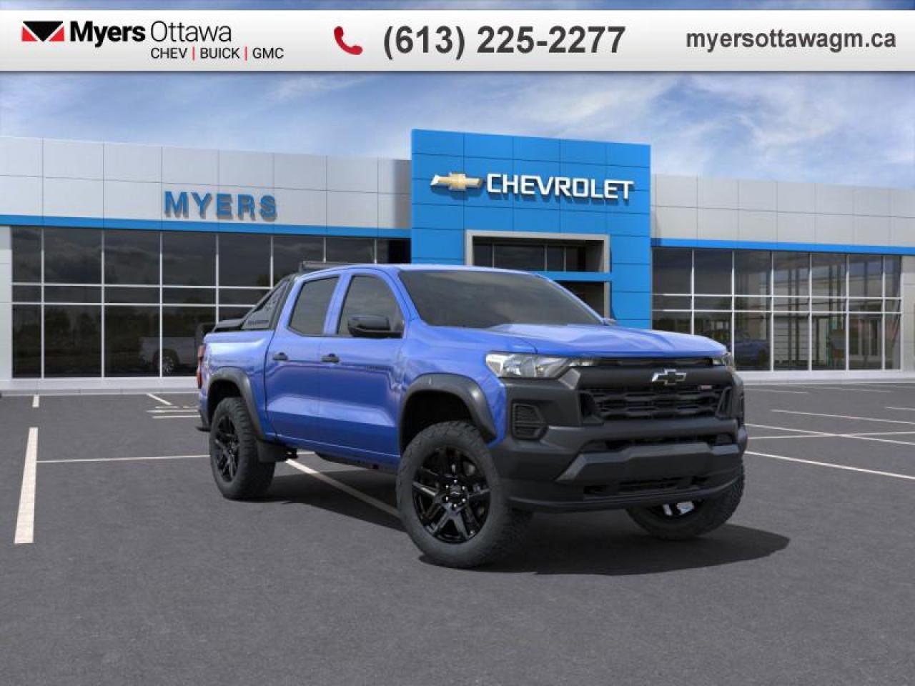New 2025 Chevrolet Colorado Trail Boss  TRAILBOSS, CONV PACKAGE, MIDNIGHT EDITION for sale in Ottawa, ON