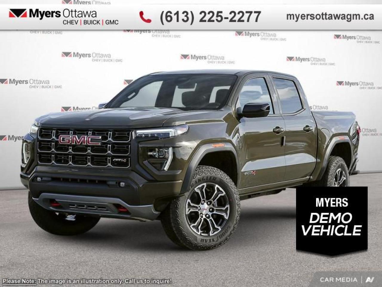 Used 2025 GMC Canyon AT4  AT4, CREW, DEEP BRONZE, ASSIST STEPS for sale in Ottawa, ON