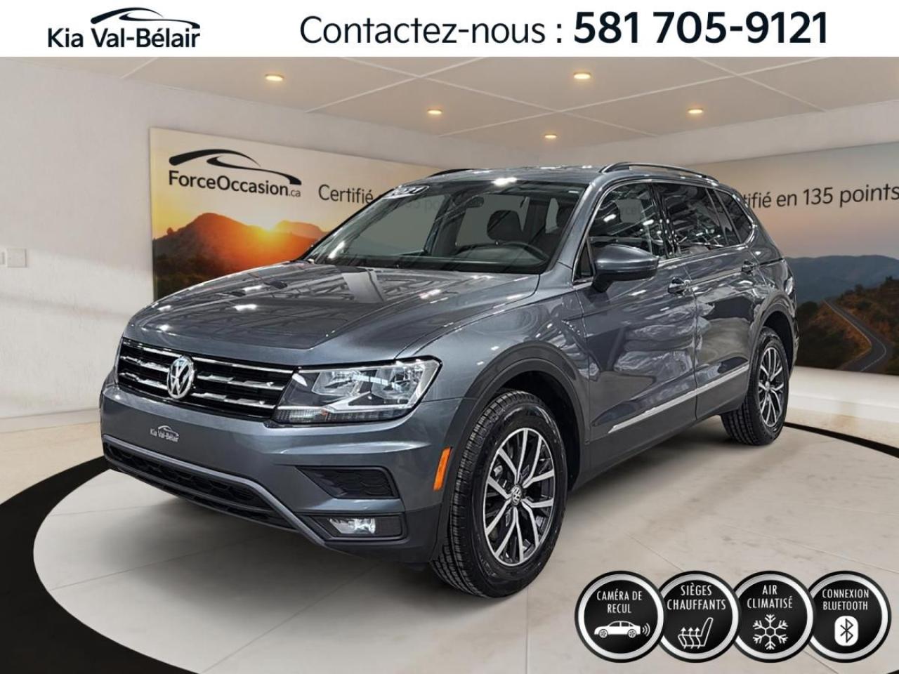 Used 2021 Volkswagen Tiguan COMFORTLINE * AWD * CUIR *  CARPLAY * GPS * A/C for sale in Québec, QC