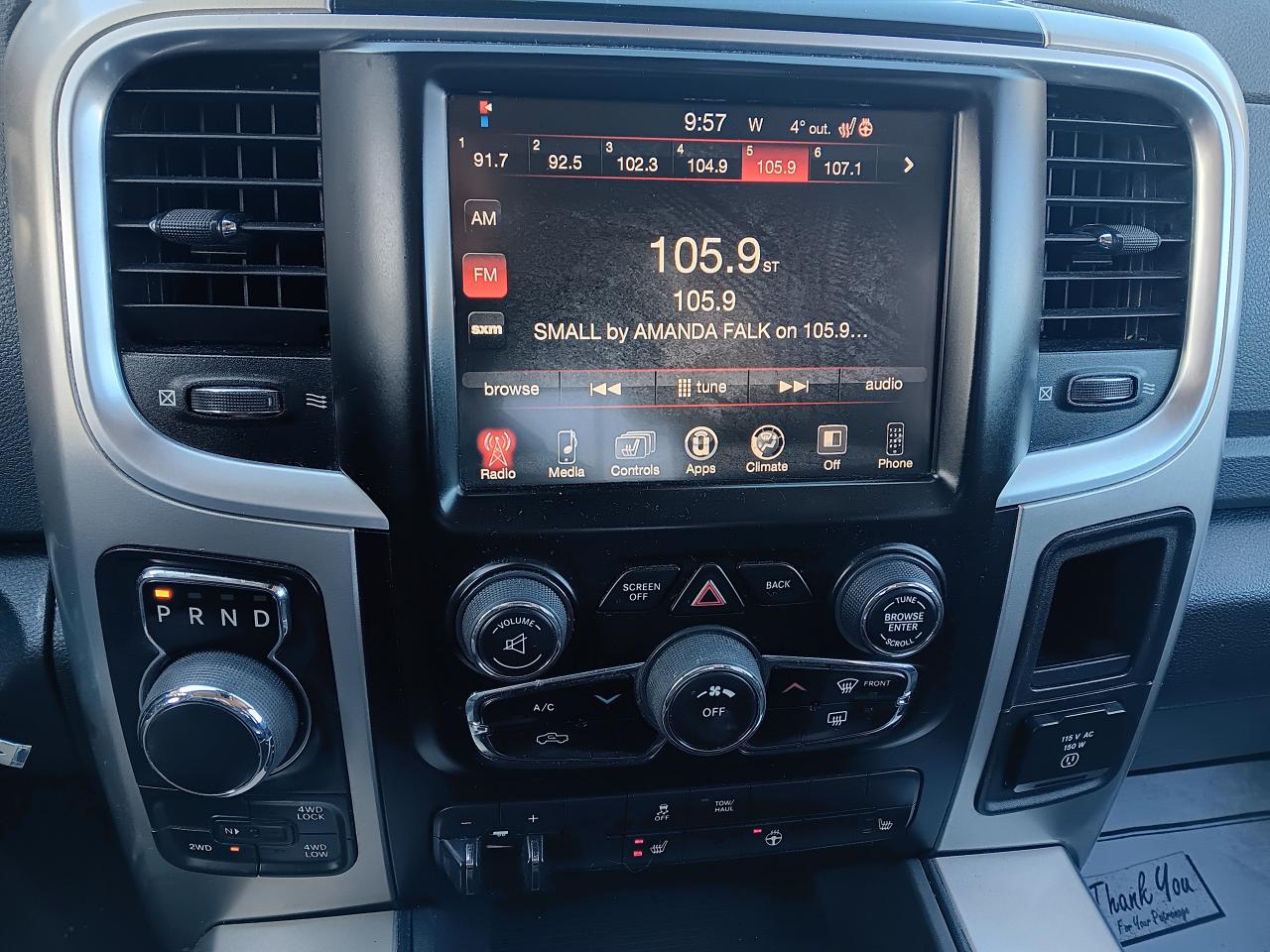 2016 RAM 1500 SLT Crewcab 4x4, Htd Sterng & Seats, BU Cam, Remot - Photo #15