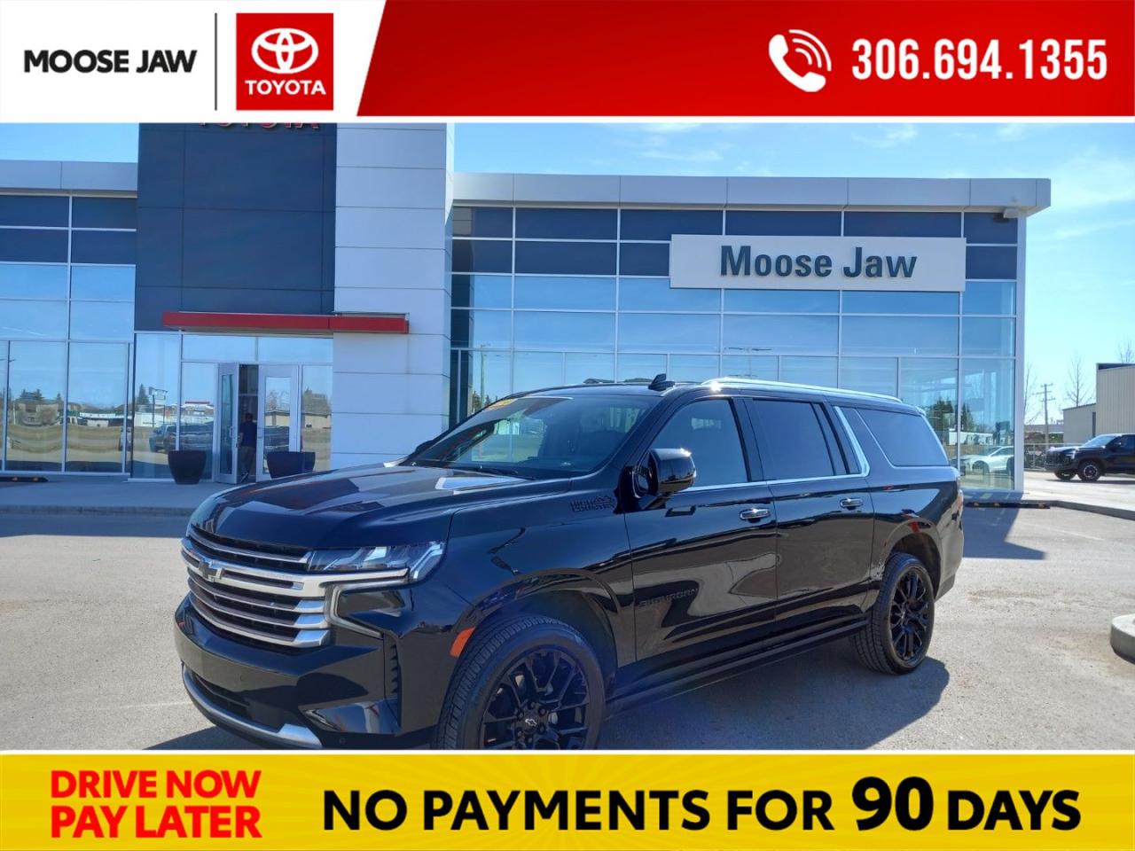 Used 2023 Chevrolet Suburban High Country HIGHCOUNTRY 3.0 L DURAMAX TURBO DIESEL, 10 SPEED AUTO, 9.0 L/100 KM HWY, LTR HEATED/VENT BUCKETS, 2ND ROW HEATED BUCKETS, PAMORAMIC SUNROOF, ADAPTIVE CRUISE, BLIND ZONE ALERT, POWER STEPS, 22