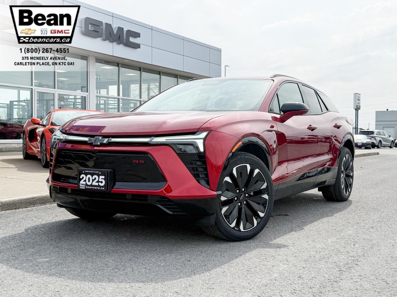 New 2025 Chevrolet Blazer EV RS FULLY ELECTRIC WITH REMOTE START/ENTRY, HEATED SEATS, HEATED STEERING WHEEL, POWER LIFTGATE, HD SURROUND VISION for sale in Carleton Place, ON