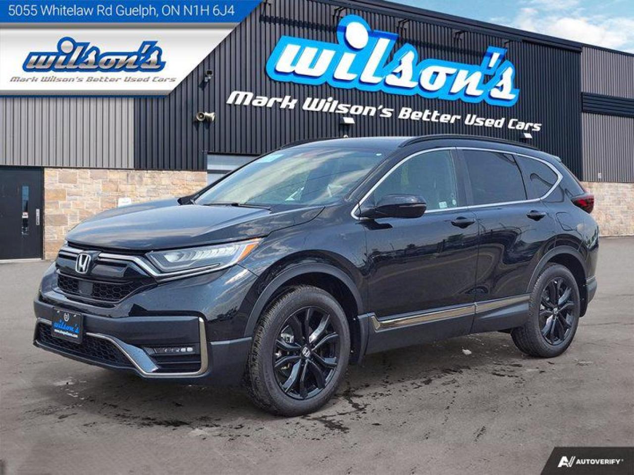 Used 2022 Honda CR-V Black EditionAWD | Leather | Sunroof | Navi | Heated Steering + Seats | Adaptive Cruise | and More ! for sale in Guelph, ON
