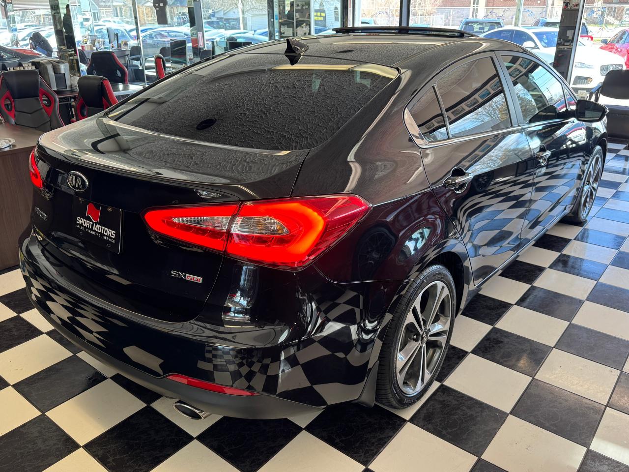 2016 Kia Forte SX+New Tires+Roof+GPS+Cooled Leather+CLEAN CARFAX - Photo #10