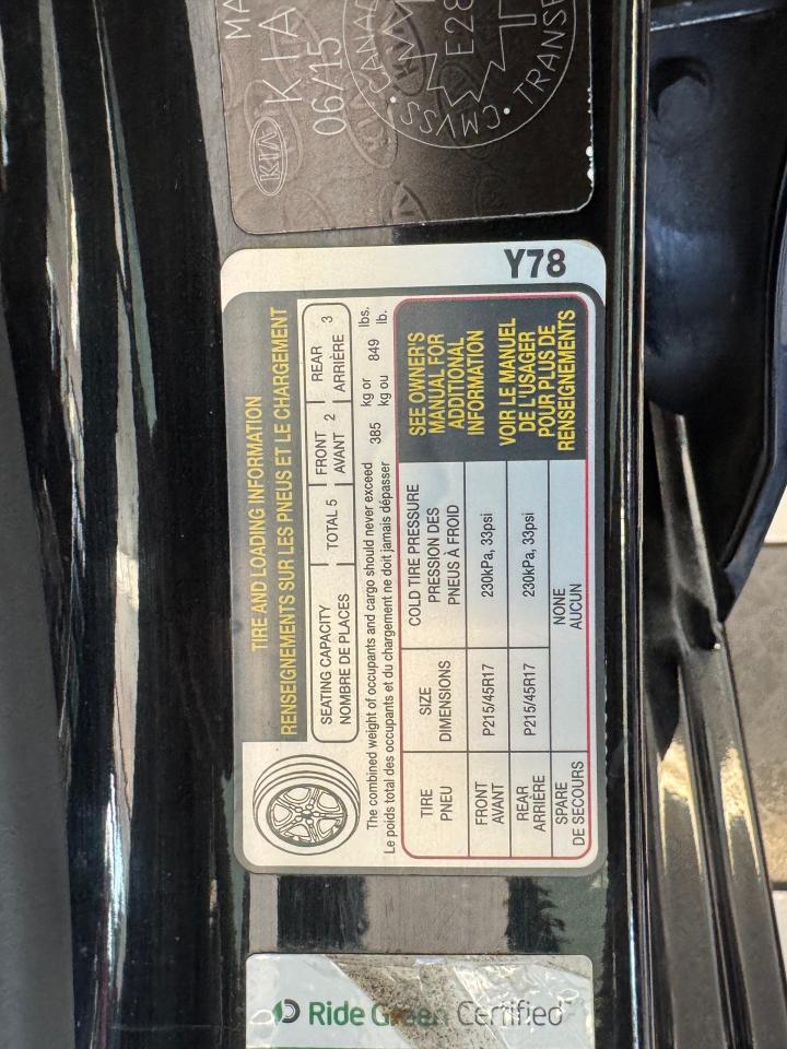2016 Kia Forte SX+New Tires+Roof+GPS+Cooled Leather+CLEAN CARFAX - Photo #42
