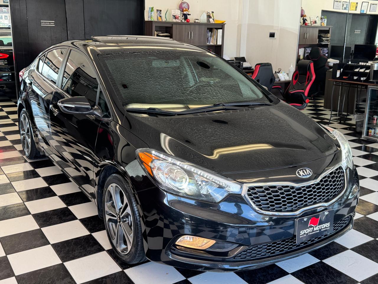 2016 Kia Forte SX+New Tires+Roof+GPS+Cooled Leather+CLEAN CARFAX - Photo #11