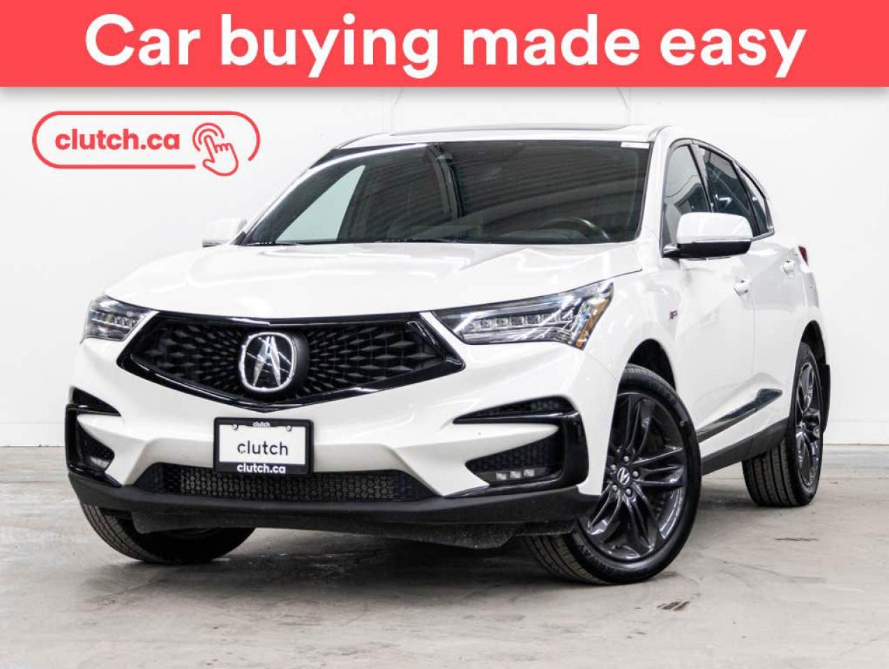 Used 2020 Acura RDX A-Spec AWD w/ Apple CarPlay & Android Auto, Rearview Cam, Nav for sale in Toronto, ON