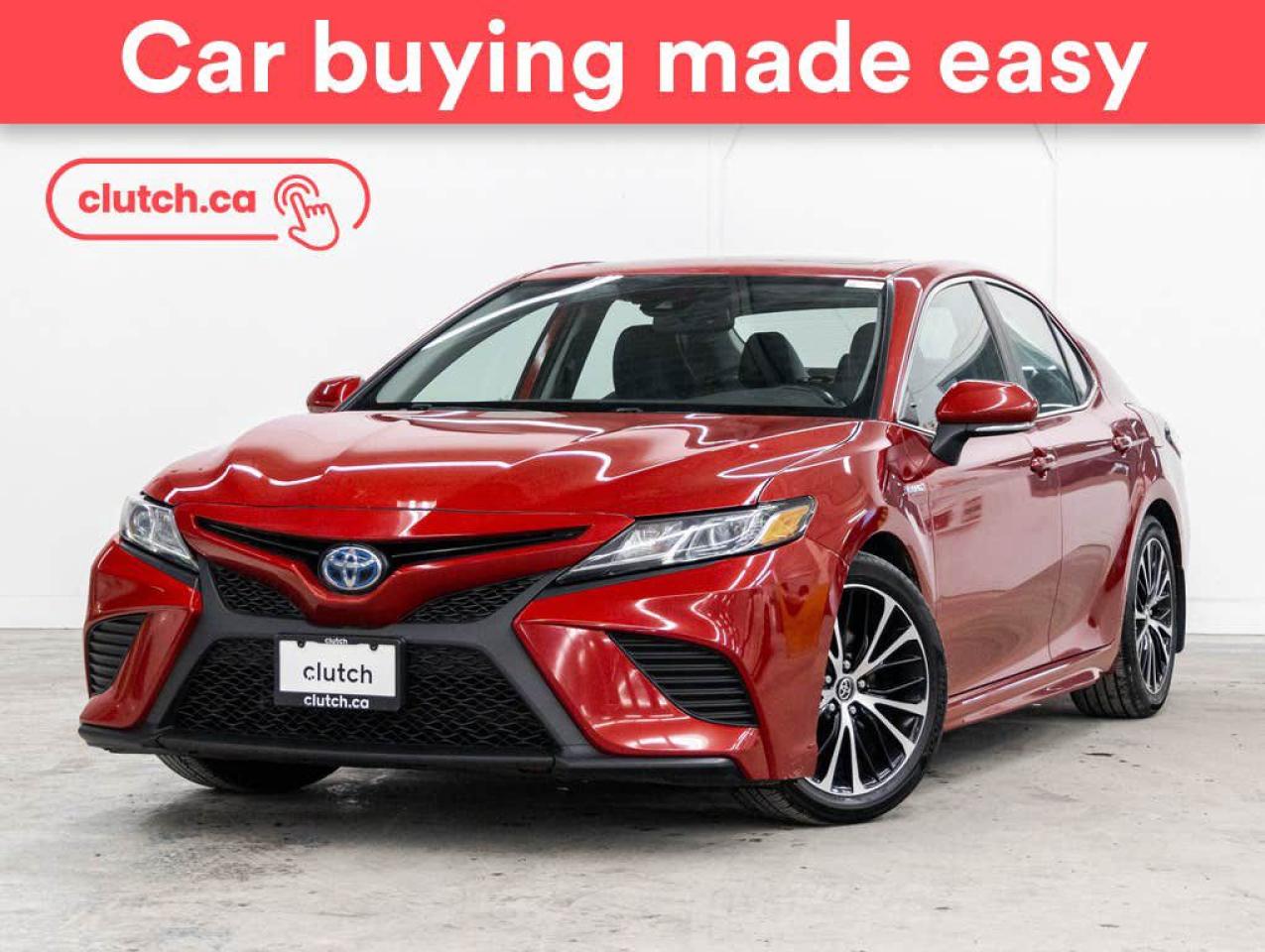 Used 2019 Toyota Camry HYBRID SE w/ Apple CarPlay, Rearview Cam, Sunroof for sale in Toronto, ON