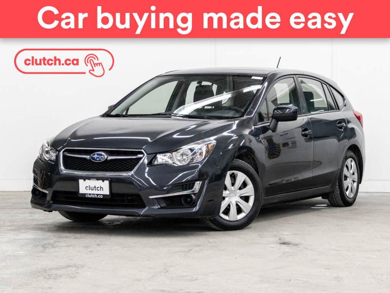 Used 2015 Subaru Impreza 2.0i AWD w/ Rearview Cam, Cruise Control, Bluetooth for sale in Toronto, ON