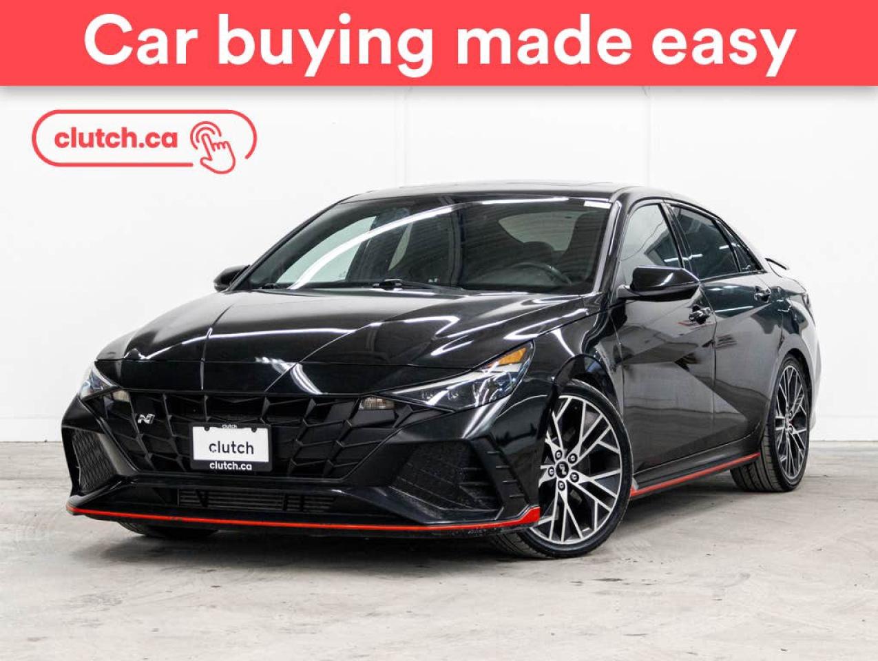 Used 2022 Hyundai Elantra N DCT w/ Apple CarPlay & Android Auto, Nav, Power Moonroof for sale in Toronto, ON