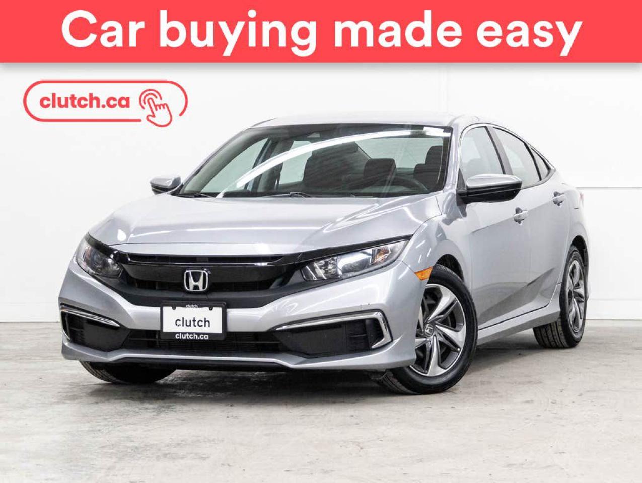 Used 2019 Honda Civic LX w/ Apple CarPlay & Android Auto, Rearview Cam, Climate Control for sale in Toronto, ON