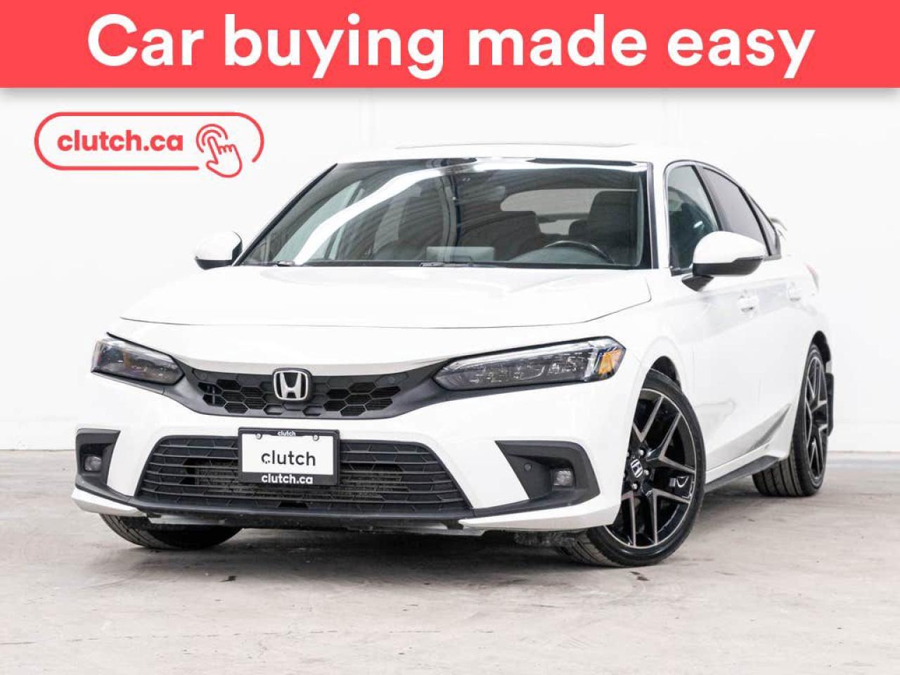 Used 2022 Honda Civic Touring w/ Apple CarPlay & Android Auto, Nav, Power Moonroof for sale in Toronto, ON