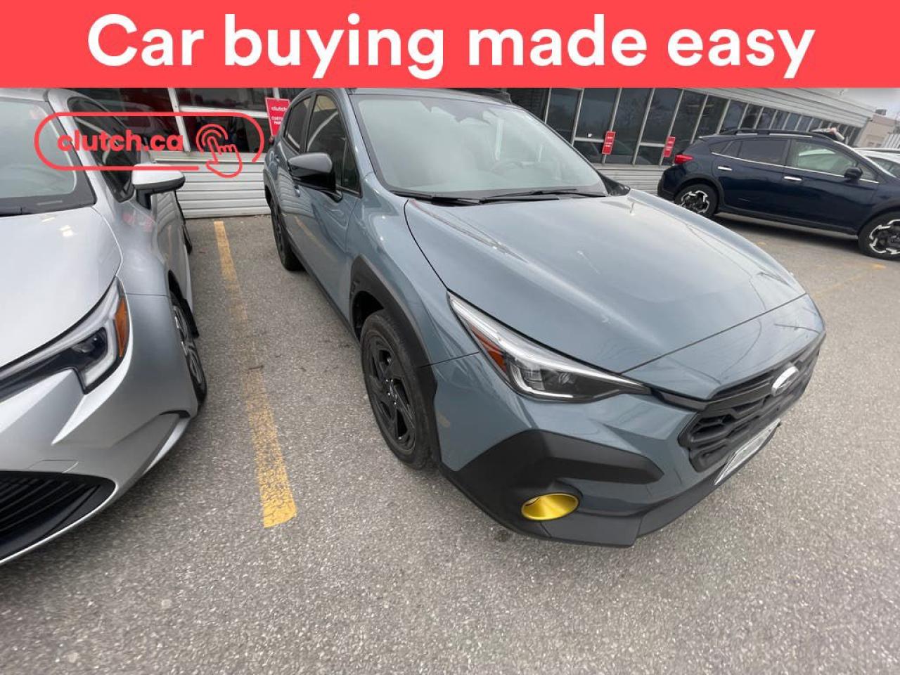 Used 2024 Subaru XV Crosstrek Onyx AWD w/ Apple CarPlay & Android Auto, Rearview Cam, Dual Zone A/C for sale in Toronto, ON