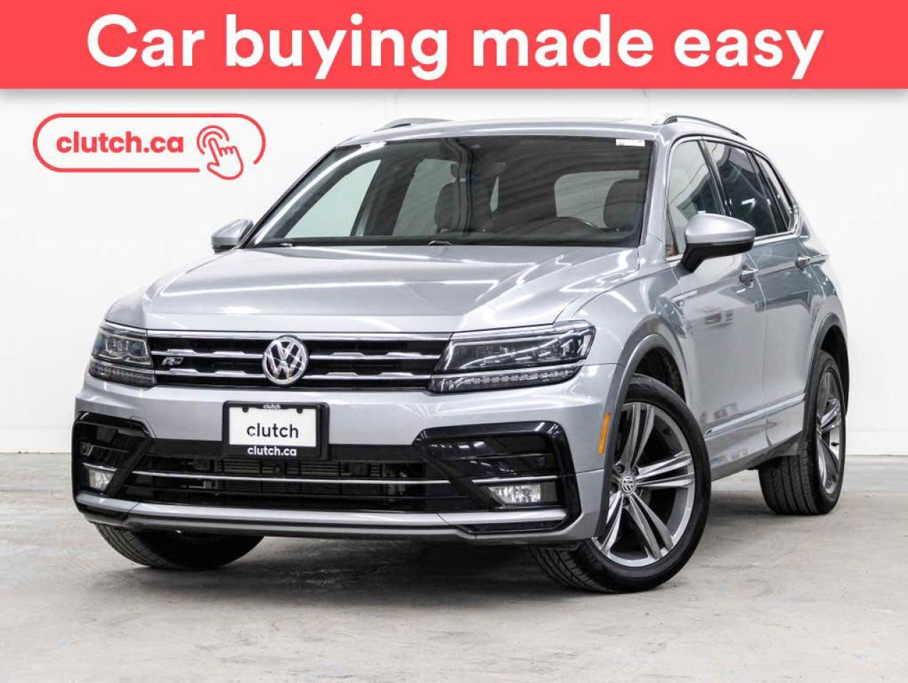 Used 2019 Volkswagen Tiguan Highline AWD w/ R-Line Pkg w/ Apple CarPlay & Android Auto, Rearview Cam, Nav for sale in Toronto, ON
