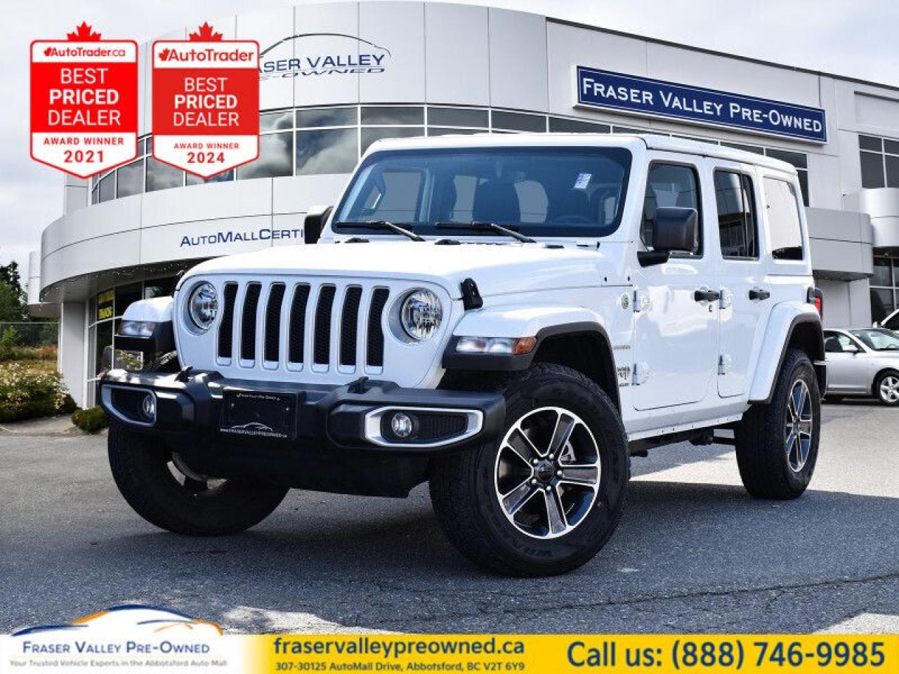 Used 2023 Jeep Wrangler Sahara  - Navigation -  Premium Audio - $172.62 /W for sale in Abbotsford, BC