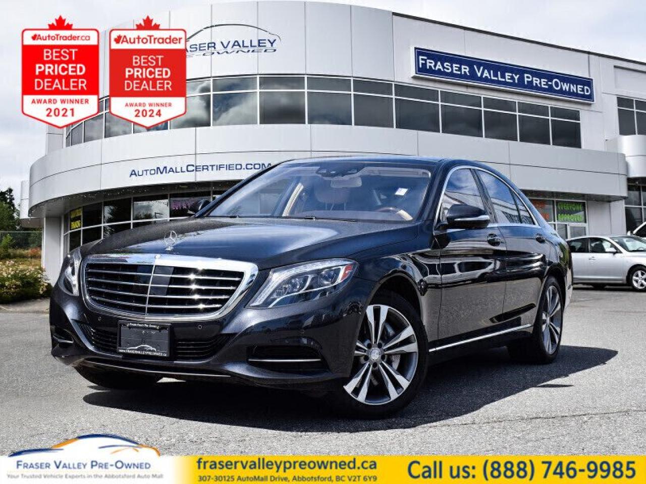 Used 2017 Mercedes-Benz S-Class 550 4MATIC  Mercedes Serviced, Full Service Histor for sale in Abbotsford, BC