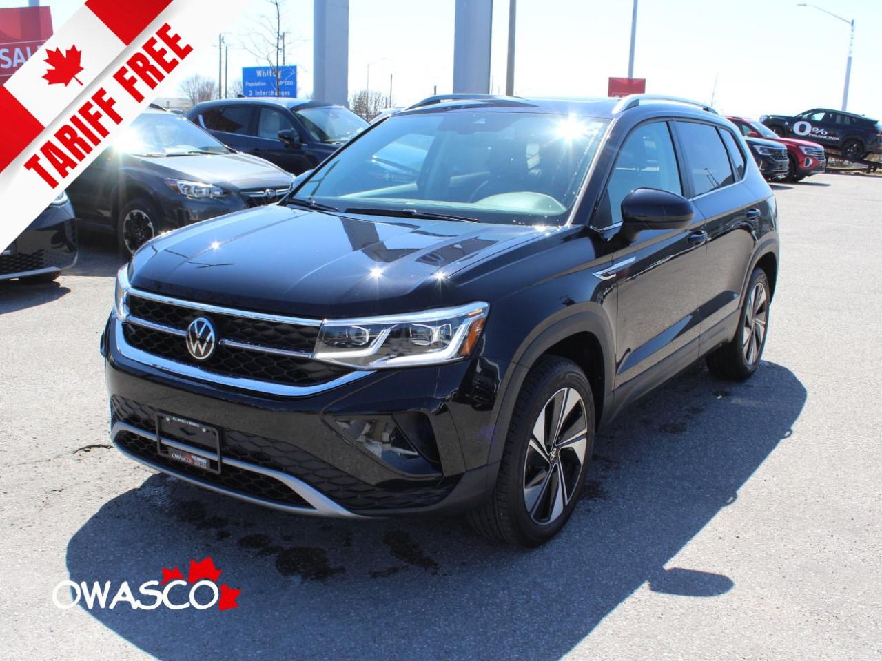 Used 2024 Volkswagen Taos 1.5L Highline! Great kms! Warranty! for sale in Whitby, ON