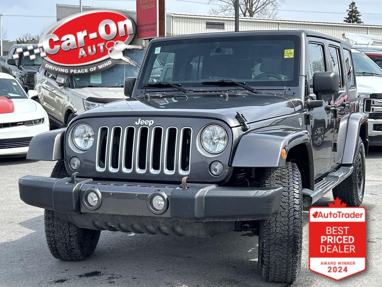 Used 2016 Jeep Wrangler Unlimited SAHARA 4X4 | 6-SPEED | HTD SEATS | HARD TOP for sale in Ottawa, ON