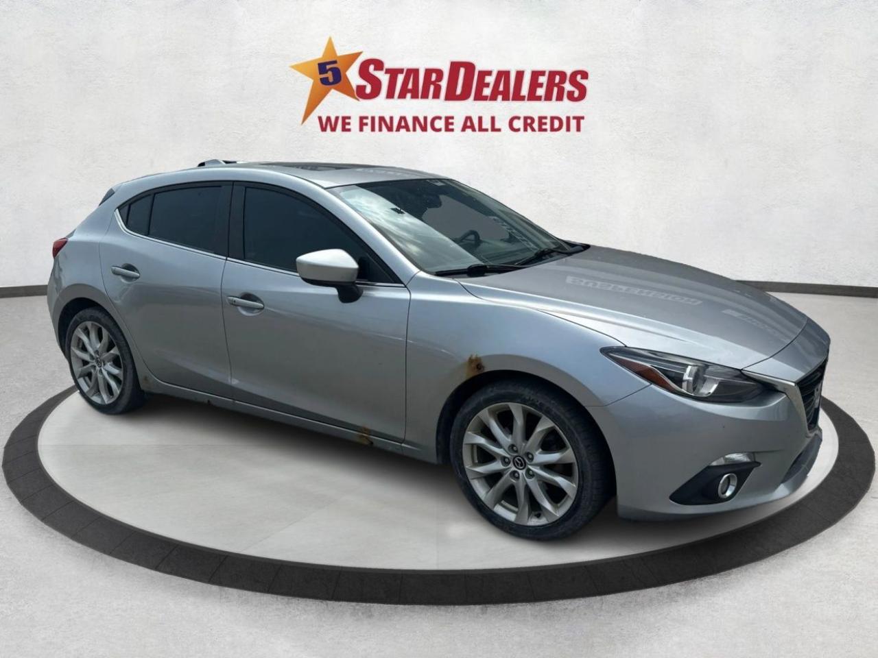 Used 2015 Mazda MAZDA3 SPORT GT TECH NAV LEATHER ROOF WE FINANCE ALL CR. for sale in London, ON