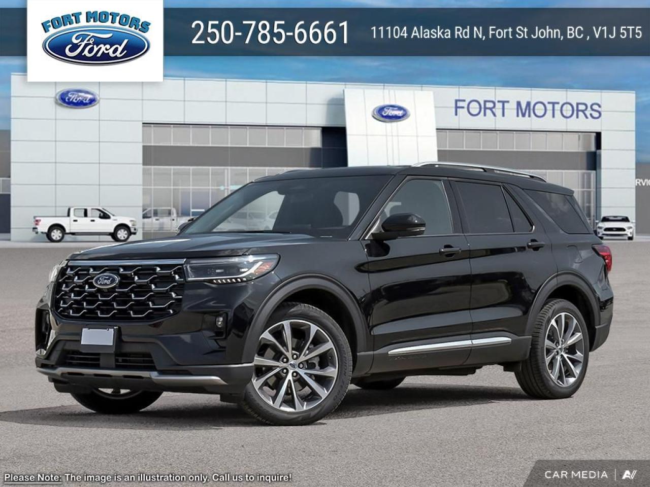New 2025 Ford Explorer Platinum for sale in Fort St John, BC