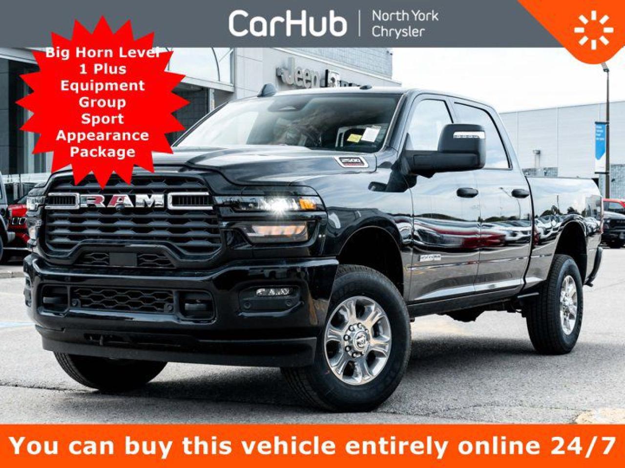 New 2025 RAM 2500 Big Horn Level 1 Plus Equipment Group  Sport Appearance Package for sale in Thornhill, ON
