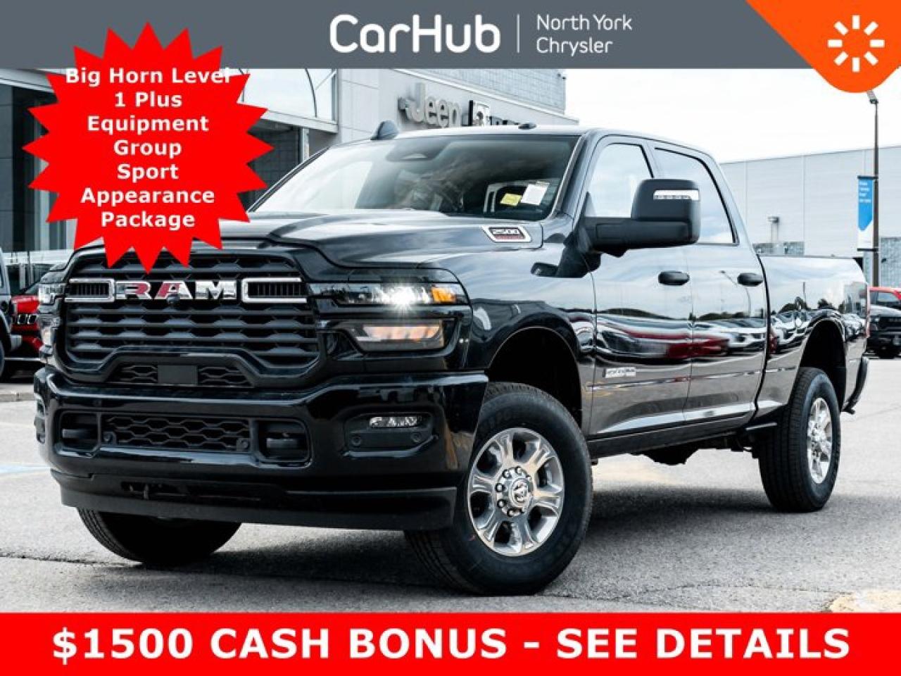 New 2025 RAM 2500 Big Horn Level 1 Plus Equipment Group  Sport Appearance Package for sale in Thornhill, ON