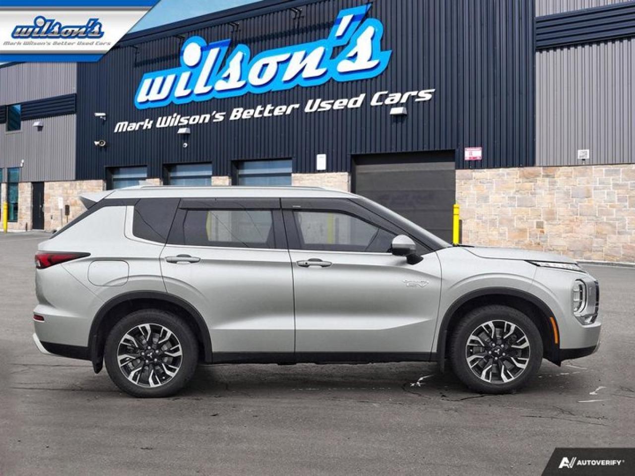 2024 Mitsubishi Outlander Plug-In Hybrid LE PHEV |Pano Roof | Leather | 7 Pass | Heated Seats + Steering | Adaptive Cruise |  & More! Photo