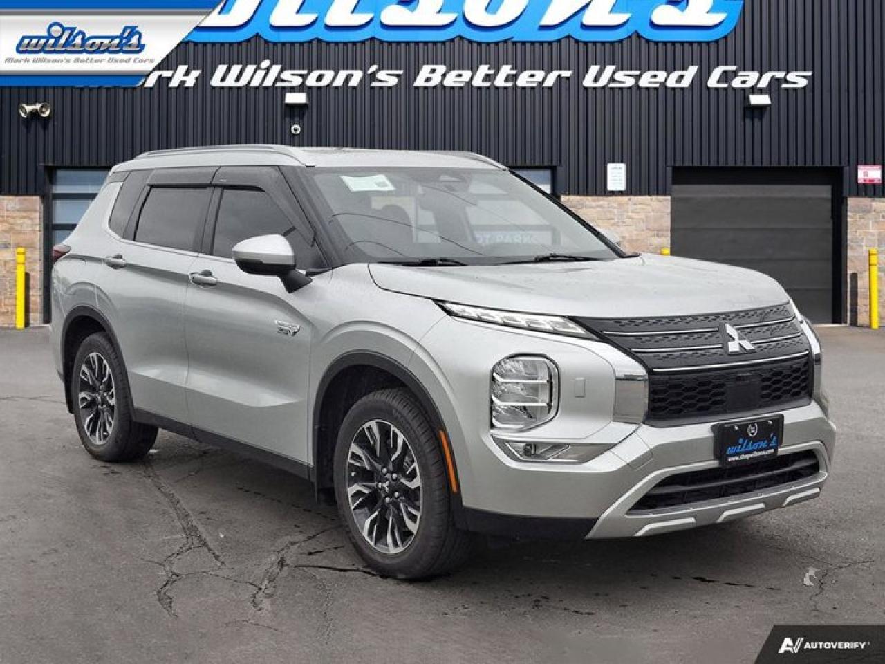 2024 Mitsubishi Outlander Plug-In Hybrid LE PHEV |Pano Roof | Leather | 7 Pass | Heated Seats + Steering | Adaptive Cruise |  & More! Photo