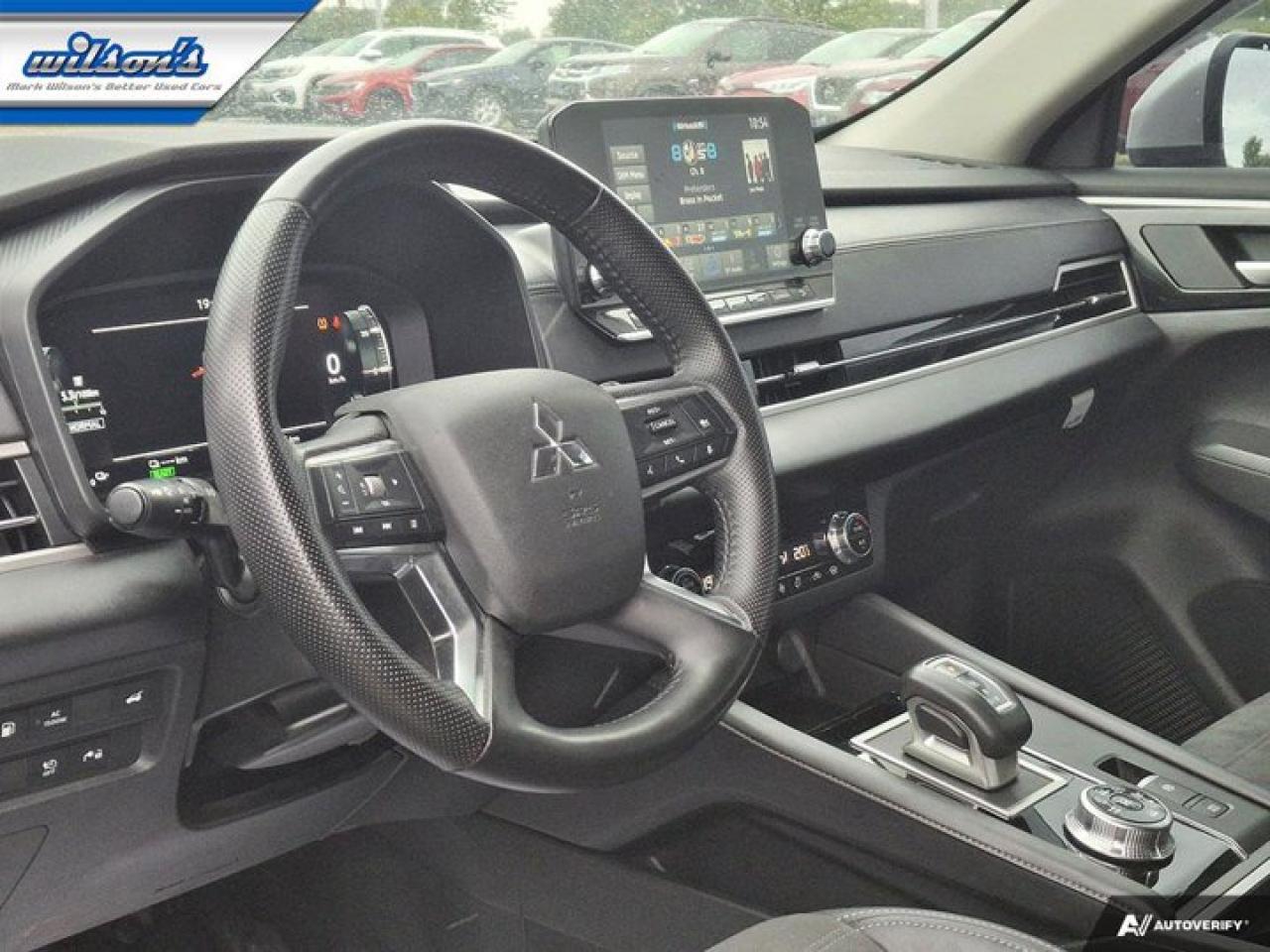 2024 Mitsubishi Outlander Plug-In Hybrid LE PHEV |Pano Roof | Leather | 7 Pass | Heated Seats + Steering | Adaptive Cruise |  & More! Photo