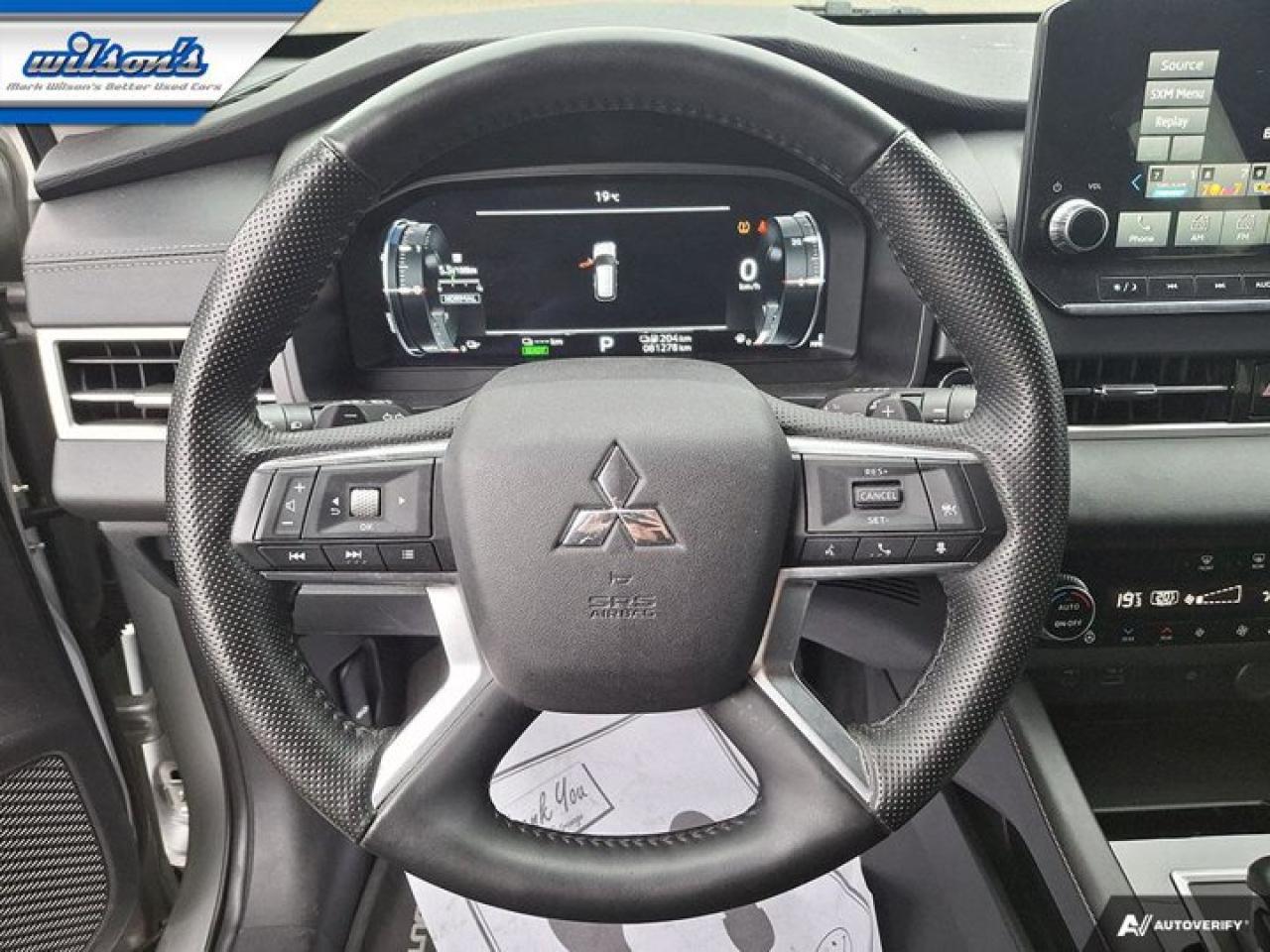 2024 Mitsubishi Outlander Plug-In Hybrid LE PHEV |Pano Roof | Leather | 7 Pass | Heated Seats + Steering | Adaptive Cruise |  & More! Photo