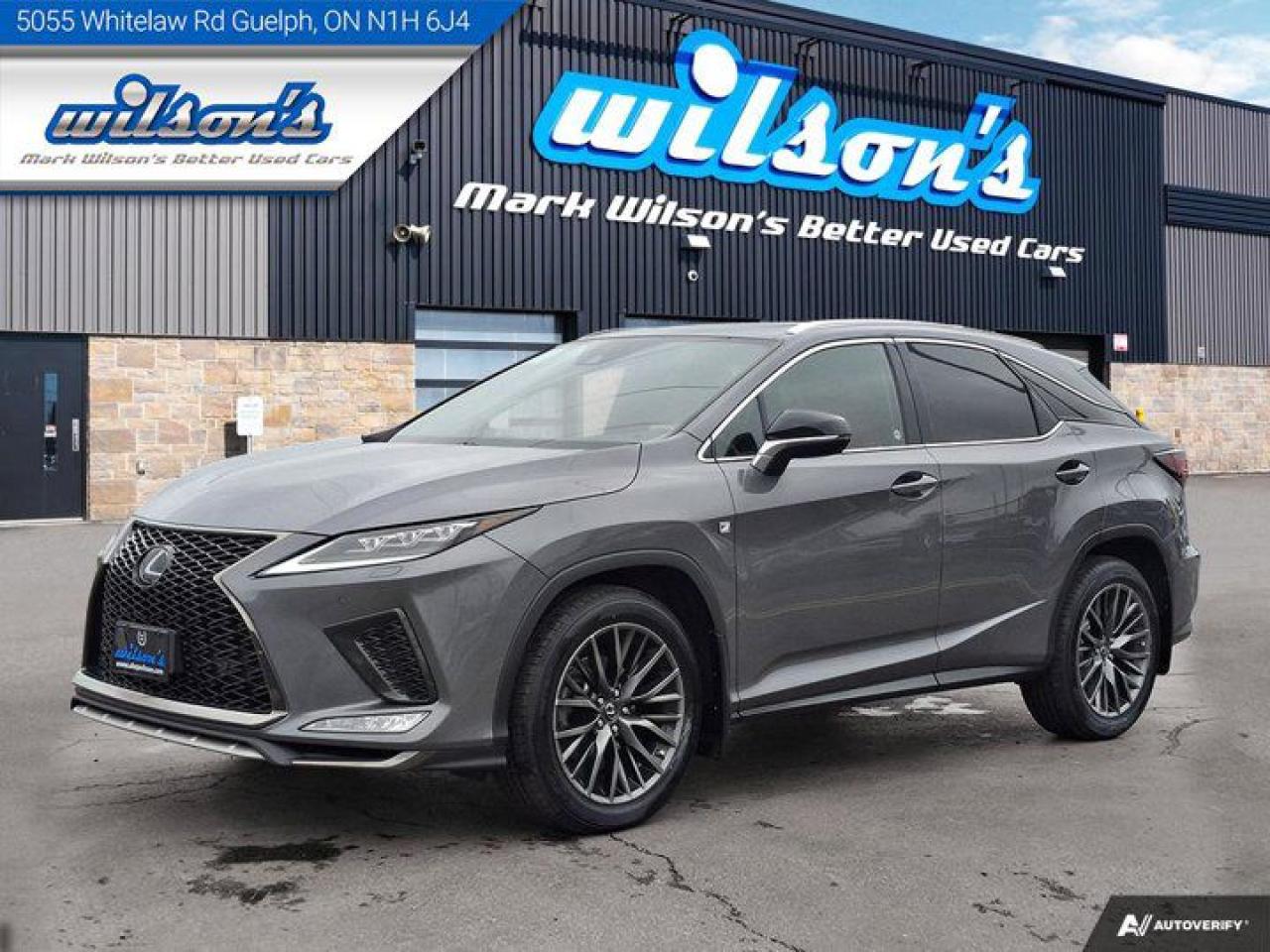 Used 2020 Lexus RX 350 F-Sport AWD | Nav | Cooled + Heated Seats | Red Leather | Sunroof | New Tires | New Brakes | for sale in Guelph, ON