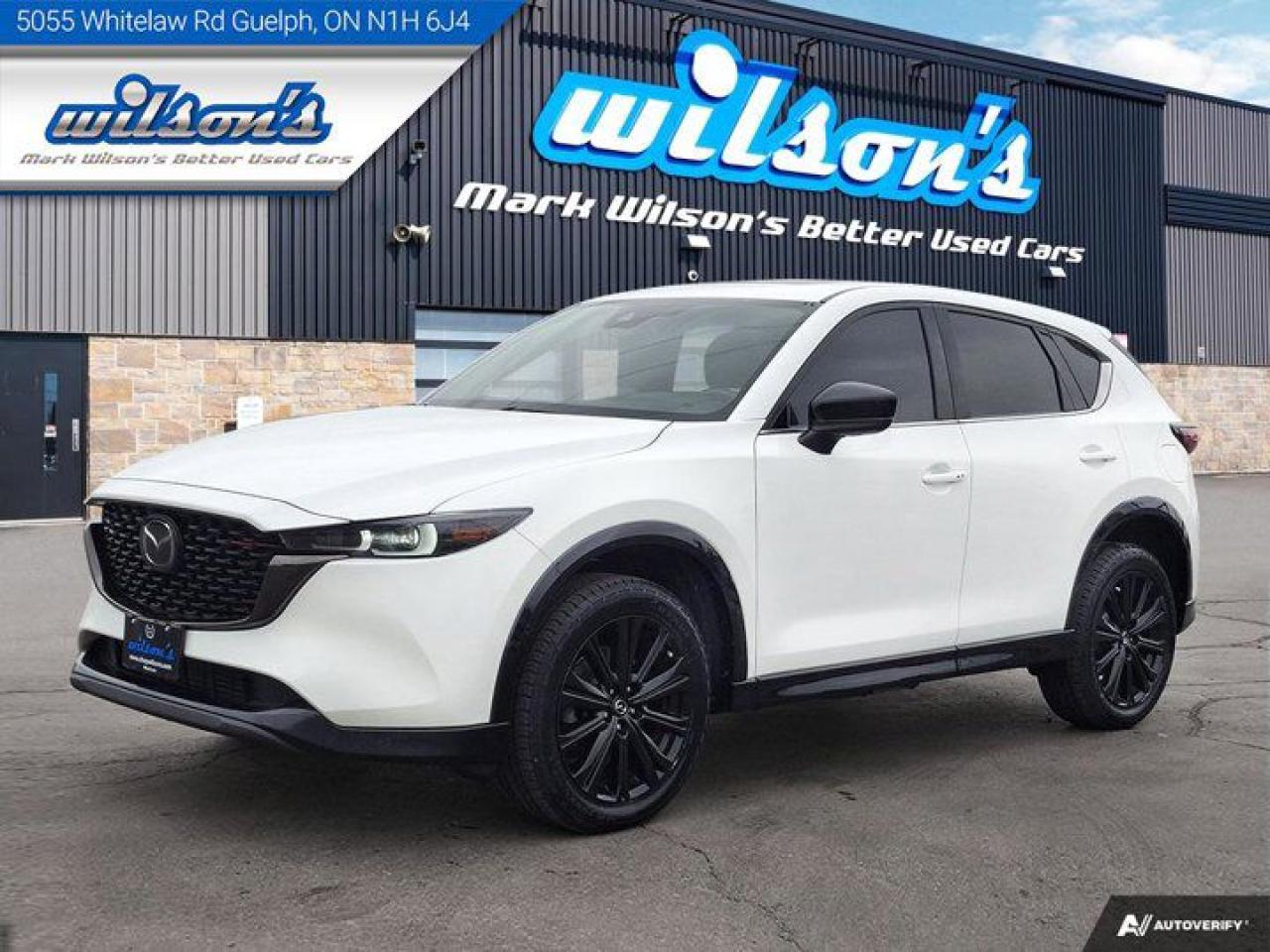 Used 2022 Mazda CX-5 Sport Design w/Turbo | Leather | Sunroof | HUD | Heated + Ventilated Seats | New Tires | New Brakes for sale in Guelph, ON