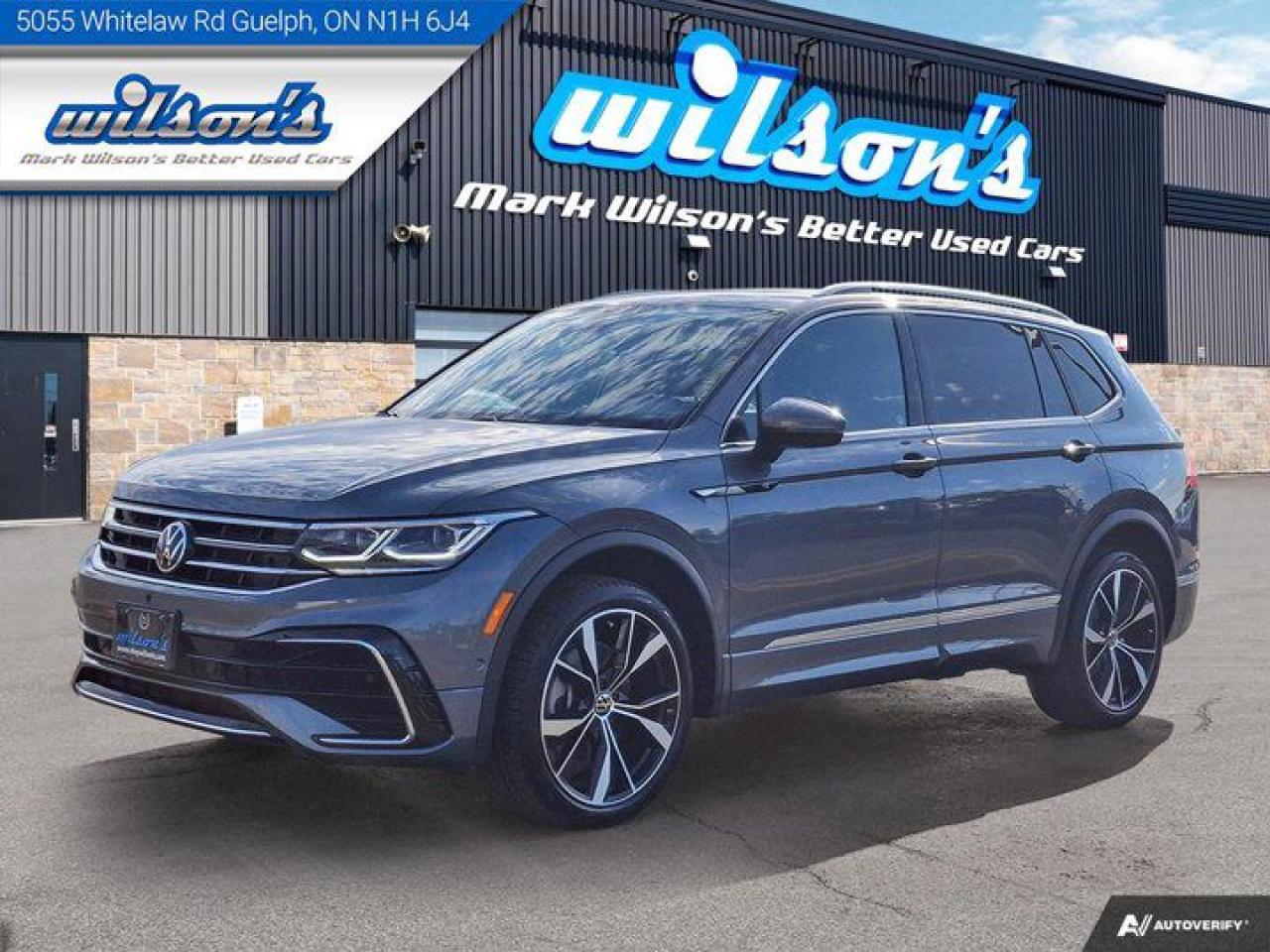 Used 2024 Volkswagen Tiguan Highline R-Line AWD | Leather | Sunroof | Nav | 360 Camera | Fender Audio | Cooled Seats & More ! for sale in Guelph, ON