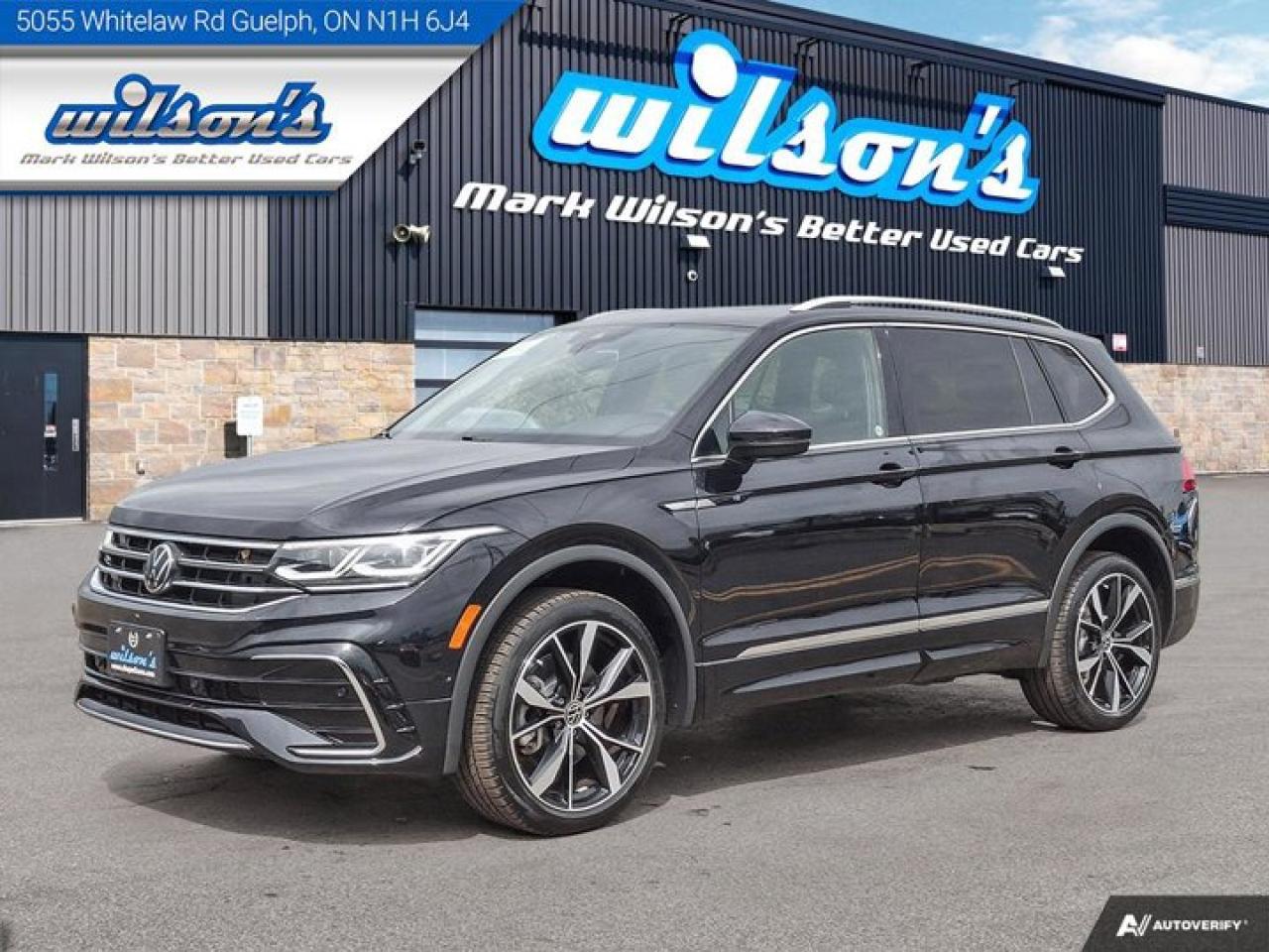 Used 2024 Volkswagen Tiguan Highline R-LineAWD | Leather | Sunroof | Nav | 360 Camera | Fender Audio | Cooled Seats | and More ! for sale in Guelph, ON