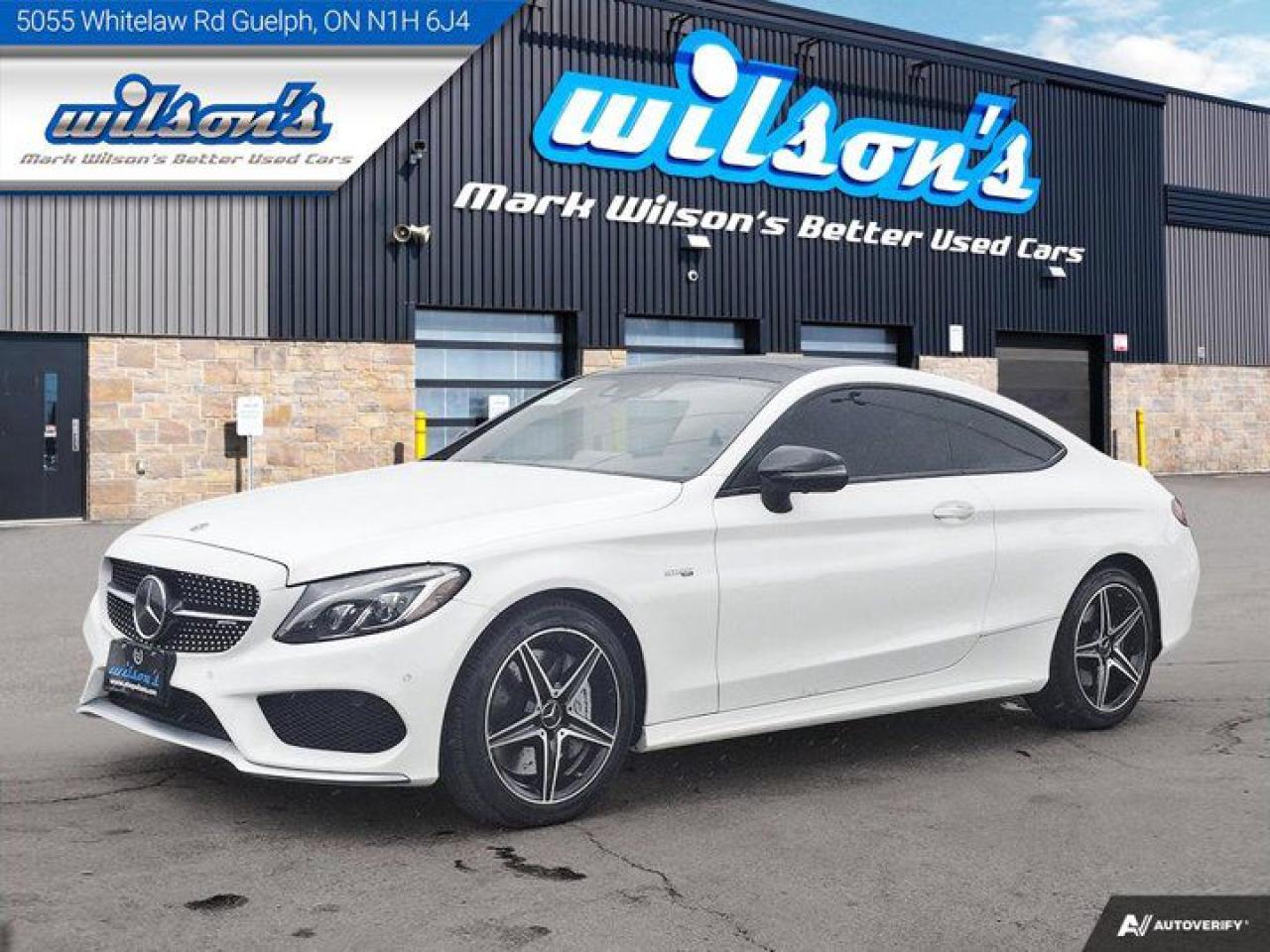 Used 2018 Mercedes-Benz C-Class AMG C 43 Leather Trim | Sunroof | Nav | 360 Camera | Burmester Sound System | Htd Seats and More ! for sale in Guelph, ON