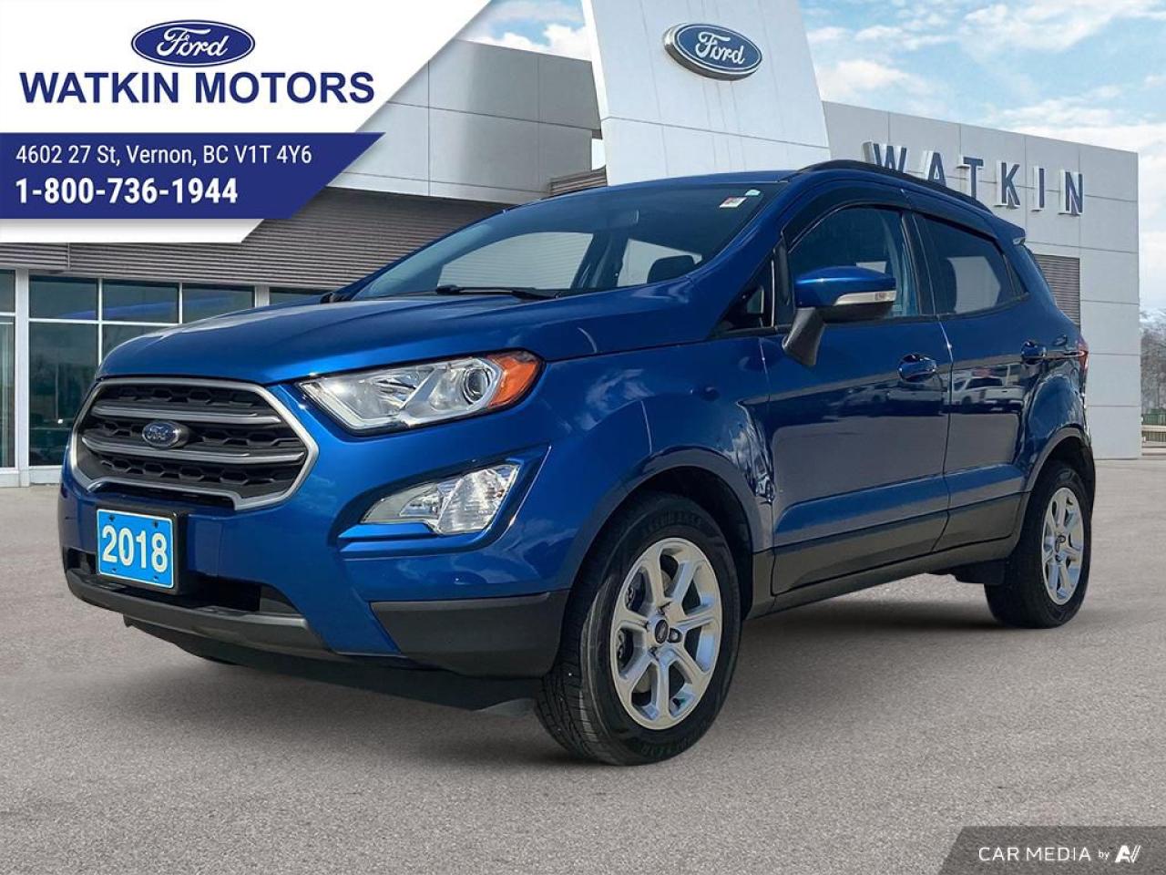 Used 2018 Ford EcoSport SE FWD for sale in Vernon, BC