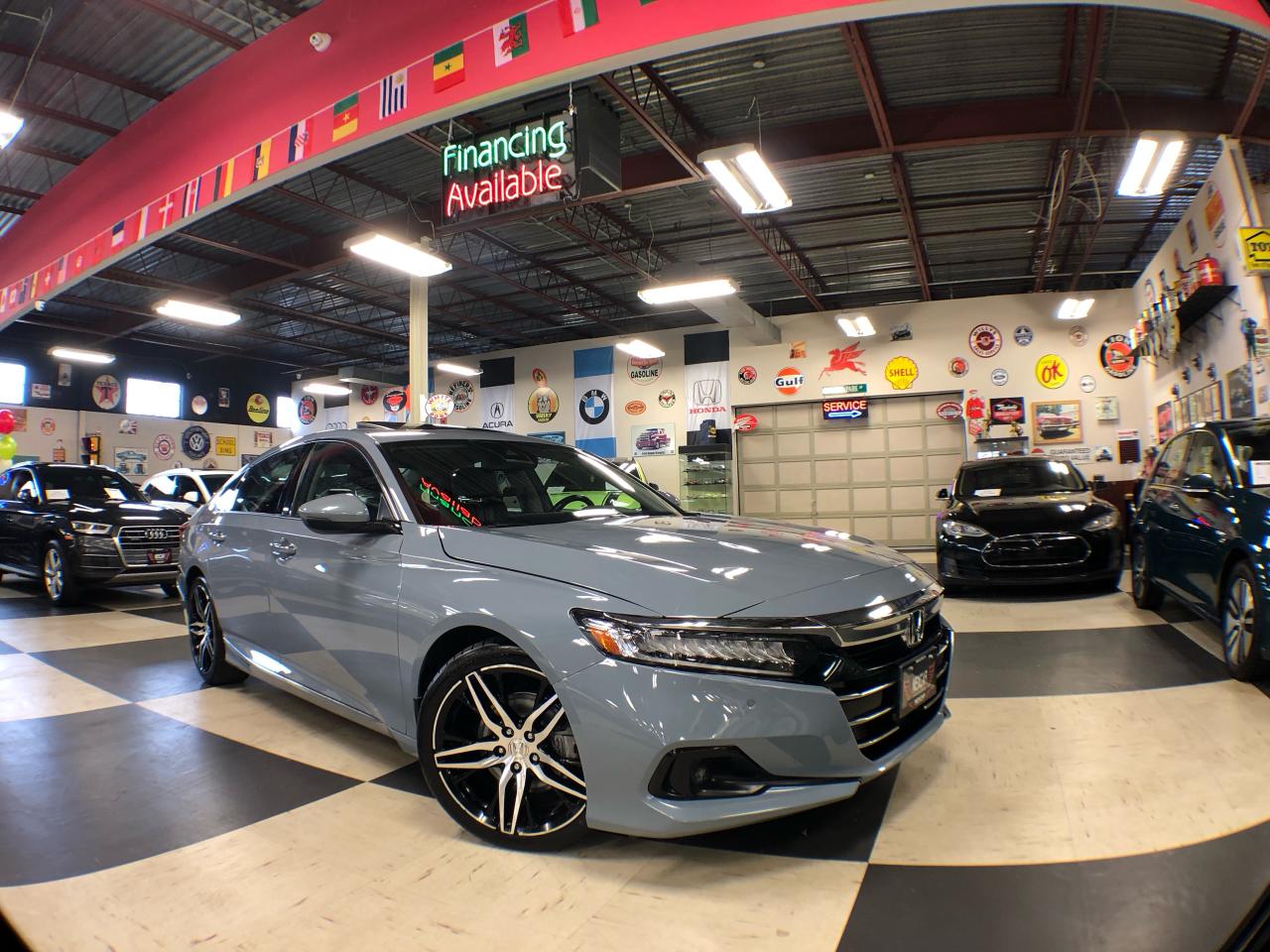 Used 2021 Honda Accord TOURING LEATHER SUNROOF NAVI CARPLAY B/SPOT CAMERA for sale in North York, ON