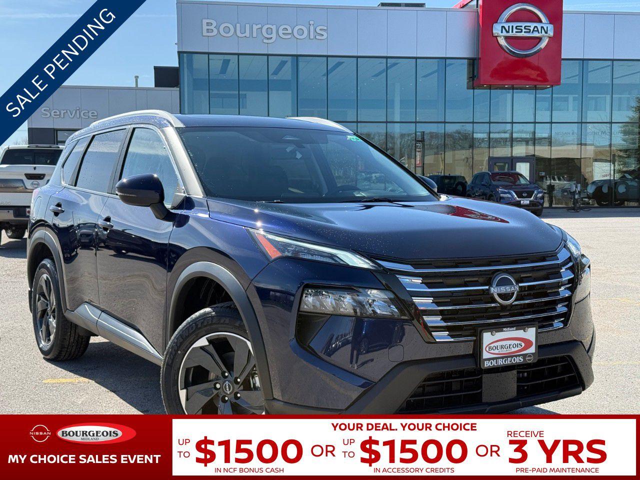 New 2025 Nissan Rogue AWD SV Moonroof for sale in Midland, ON