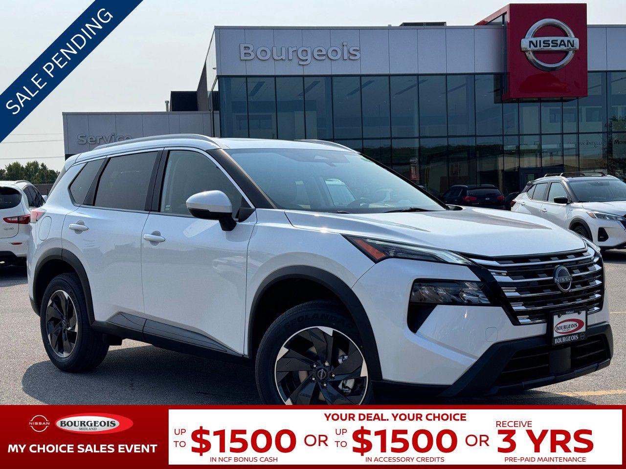 New 2025 Nissan Rogue AWD SV Moonroof for sale in Midland, ON