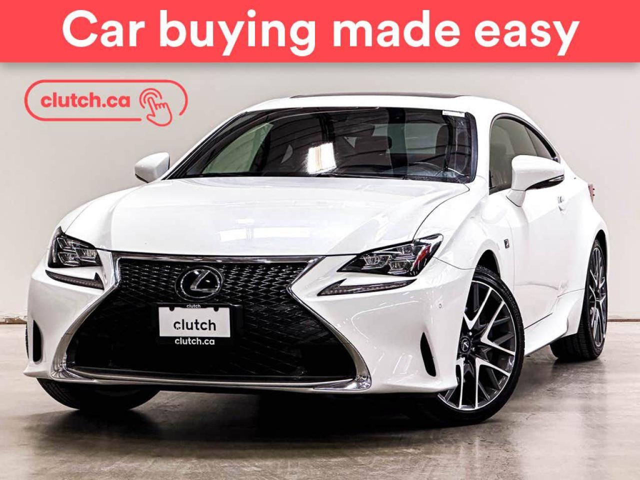 Used 2016 Lexus RC 350 w/ Heated Front Seats, Rearview Camera, Cruise Control for sale in Toronto, ON