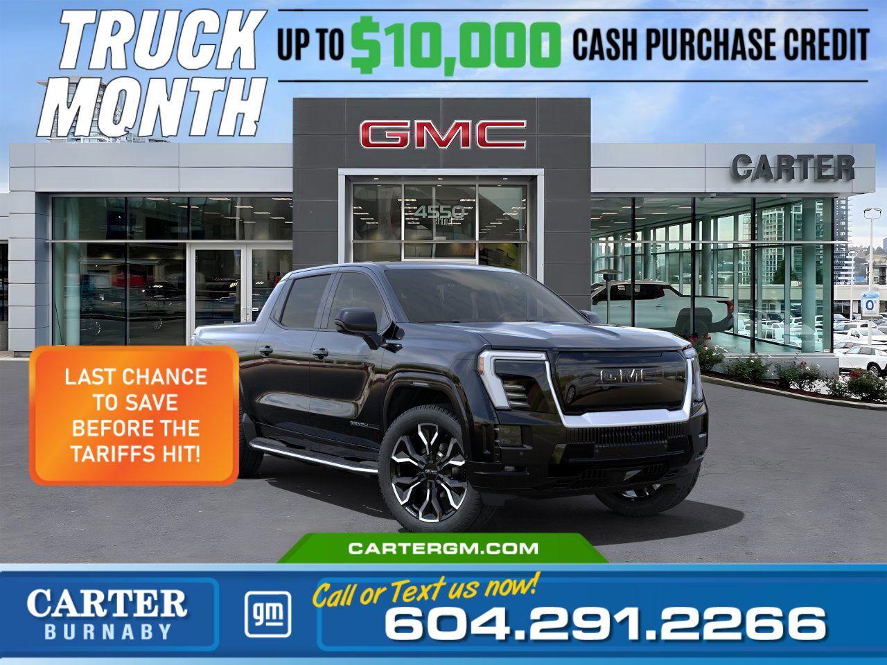 New 2025 GMC Sierra EV | Beat the Tariffs — Lock In Your Price Now! for sale in Burnaby, BC