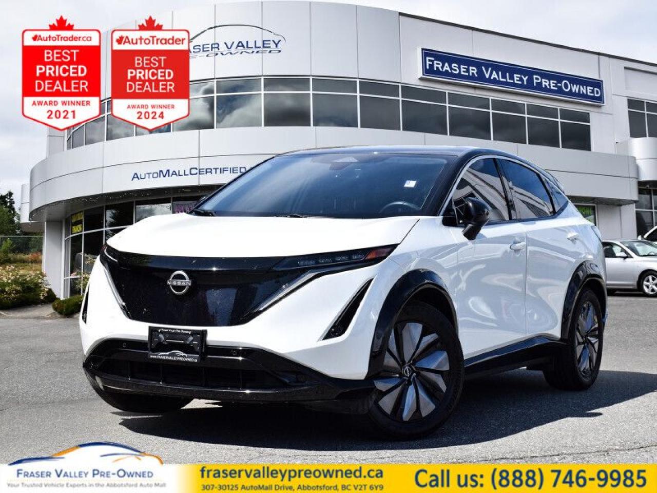 Used 2023 Nissan Ariya ENGAGE  Like-New, Bose Speakers, Heated Steering for sale in Abbotsford, BC
