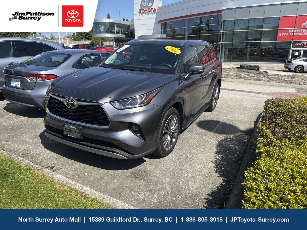 Used 2021 Toyota Highlander LIMITED AWD for sale in Surrey, BC