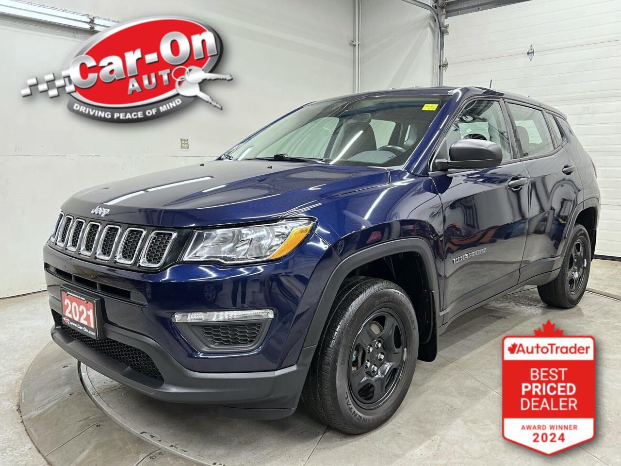 Used 2021 Jeep Compass SPORT 4X4 | ONLY 55,000KMS!!| HTD SEATS | CARPLAY for sale in Ottawa, ON