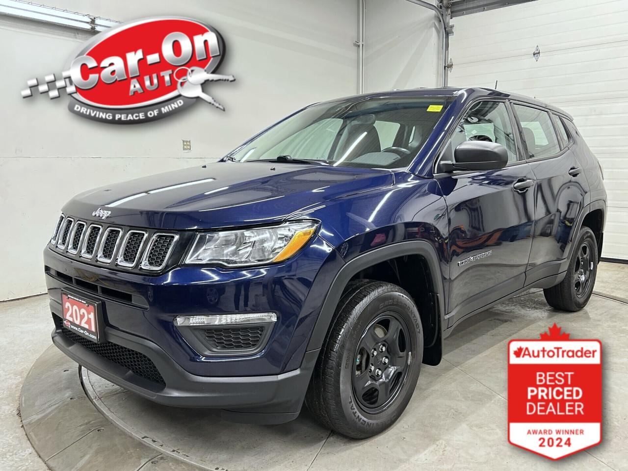 Used 2021 Jeep Compass SPORT 4X4 | ONLY 55,000KMS!!| HTD SEATS | CARPLAY for sale in Ottawa, ON